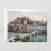 1916 Wasserarelle Salzburg Staat Bridge Postkarte (Vorne/Hinten)