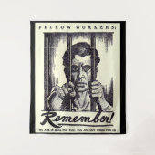 1917 Arbeitskollegen erinnern sich! Wandteppich (Vorderseite)