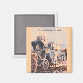 "1917 auf Rädern Französisches Tierkrankenhaus" Magnet (Vorderseite/Rückseite)