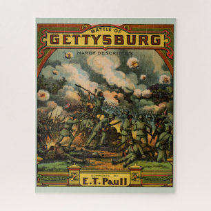 1917 die Schlacht von Gettysburg-Notenenabdeckung Puzzle