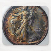 1917 gehender Freiheits-halber Dollar Mousepad (Vorne)