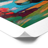 1917 Golf Aquarell Print Poster (Ecke)