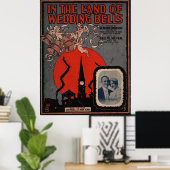 1917 "IM LAND DER WEDDING BELLS" POSTER (Heimbüro)