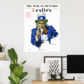 1917 Leslie's Weekly Uncle Sam Poster (Heimbüro)