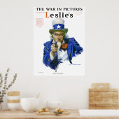 1917 Leslie's Weekly Uncle Sam Poster (Küche)