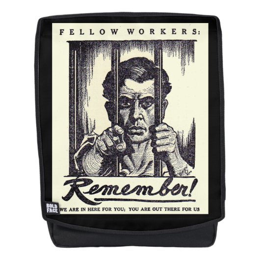 1917 Mitarbeiter denken Sie daran! Rucksack (Vorderseite)