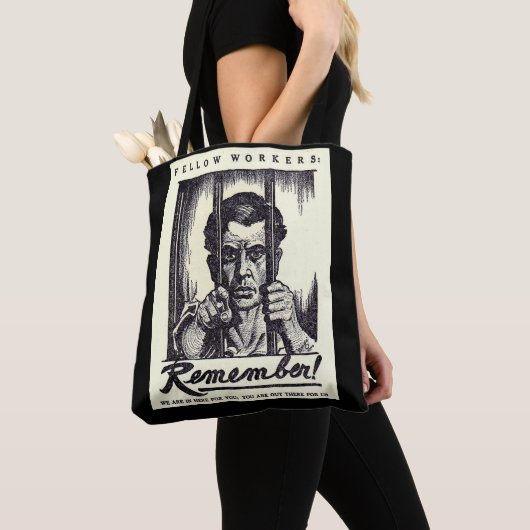 1917 Mitarbeiter denken Sie daran! Tasche (Von Nahem)