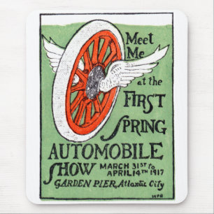 1917 New Jersey Frühjahrs-Automobilausstellung Mousepad