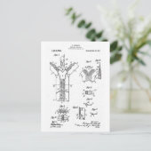 1917 Patent des "Separable Fastener" Zipper Postkarte (Stehend Vorderseite)