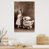 1917 Patriotische Krankenschwester Poster (Küche)