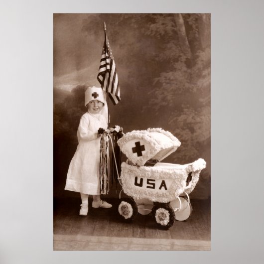 1917 Patriotische Krankenschwester Poster (Vorne)