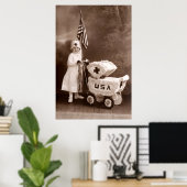 1917 Patriotische Krankenschwester Poster (Heimbüro)