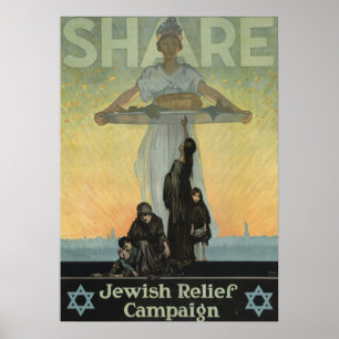 1917- Plakat der jüdischen Hilfsaktion (WWI)