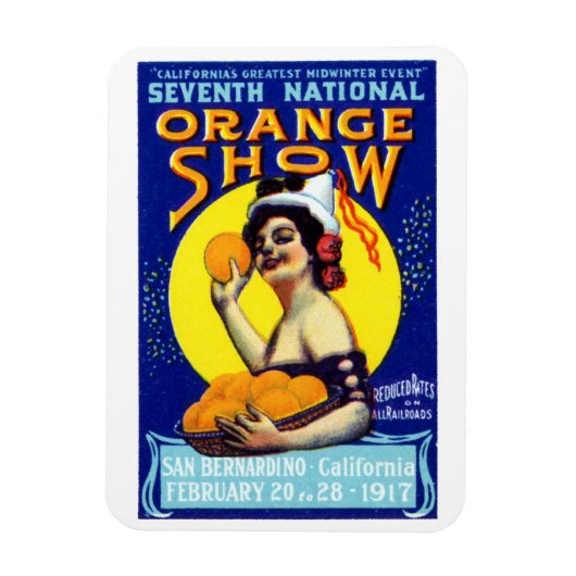 1917 San Bernardino Poster Magnet (Vertikal)