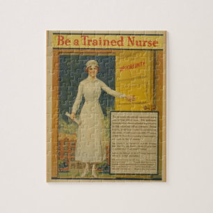 1917 WWI Plakat: Werde eine ausgebildete Krankensc Puzzle