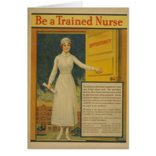 1917 WWI-Poster wird eine Krankenschrift mit Ausbi