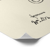 1918 Biplane Flugzeugpatentkunst Zeichnend Druck Poster (Ecke)