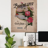 1918 bringen Sie mir eine Rose Poster (Heimbüro)