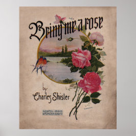 1918 bringen Sie mir eine Rose Poster