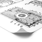 1918 Faltkamera Patent Art Zeichnend Druck Poster (Ecke)