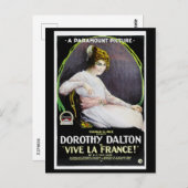 1918 Film Vive La France Postkarte (Vorne/Hinten)