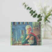 1918 in Petrograd, 1920 Postkarte (Stehend Vorderseite)