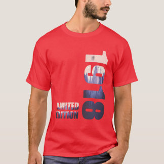1918 limitierte Auflage 90 Jahre altes Vintage-Ges T-Shirt