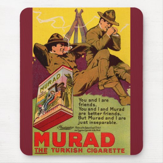 1918 Murad Zigaretten und Mousepad (Vorne)