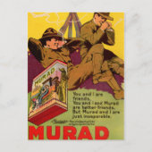 1918 Murad Zigaretten und Postkarte (Vorderseite)