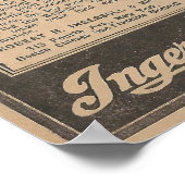 1918 Radium Watch Advertisement Poster (Ecke)