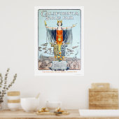 1918 Staat in Kalifornien Poster (Küche)