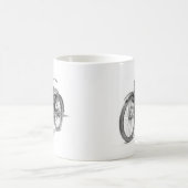 1918 Vintages Motorrad Kaffeetasse (Mittel)
