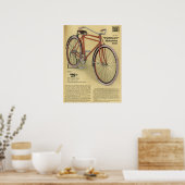 1918 Vintages Pathfinder Bicycle Ad Art Poster (Küche)