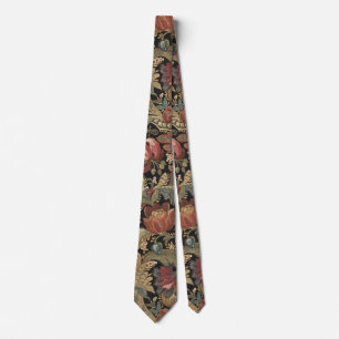 1918 Vintages, reichhaltiges Blumenband Brocade Da Krawatte