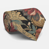 1918 Vintages, reichhaltiges Blumenband Brocade Da Krawatte (Gerollt)