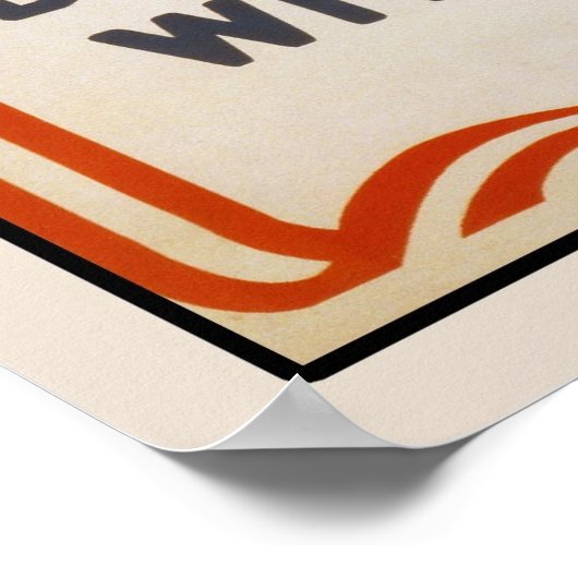 1918 World War I Liberty Bond Poster (Ecke)