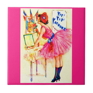 1918 Yip Yip Yaphank Plakatcover Fliese