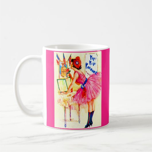 1918 Yip Yip Yaphank-Titelbild Kaffeetasse (Links)