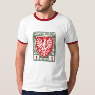 1919 1k Polnische Adler-Briefmarke T-Shirt