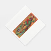 1919 Abbildung des systemeigenen Amerikanischen Ur Serviette (Ecke)