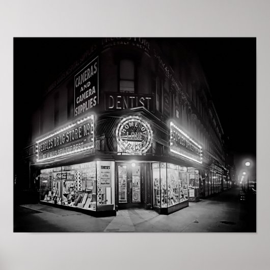 1919 CORNER DRUG STORE POSTER (Vorne)