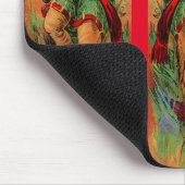 1919 Eingeboren-Ureinwohnerillustration Mousepad (Ecke)
