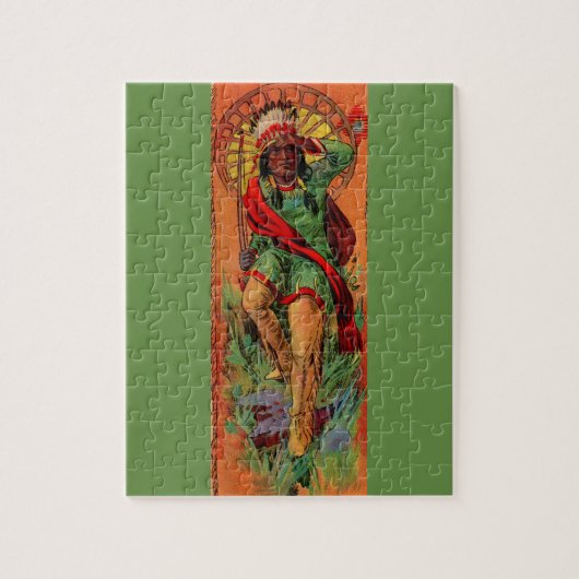 1919 Eingeboren-Ureinwohnerillustration Puzzle (Vertikal)