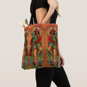 1919 Eingeboren-Ureinwohnerillustration Tasche