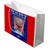 1919 Ev-Ry-Bod-Y bringt Sie mit der Handschrift Große Geschenktüte (Vorderseite Schrägansicht)