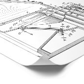 1919 Faltkamera Patent Art Zeichnend Druck Poster (Ecke)