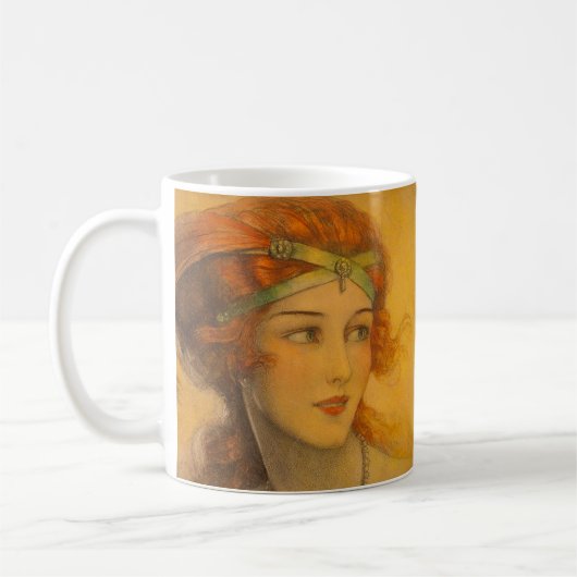 1919 Großer Rotkopf Kaffeetasse (Links)