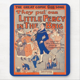 1919 legten sie unsere kleine Percy in den Brig Mousepad