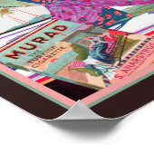 1919 Murad Turkish Tobacco Poster (Ecke)