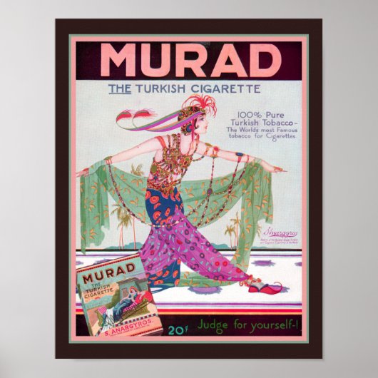 1919 Murad Turkish Tobacco Poster (Vorne)